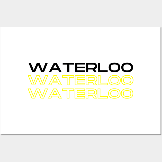 WATERLOO X3 Wall Art by stickersbyjori